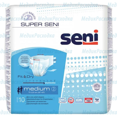 Подгузники для взрослых SUPER SENI AIR М