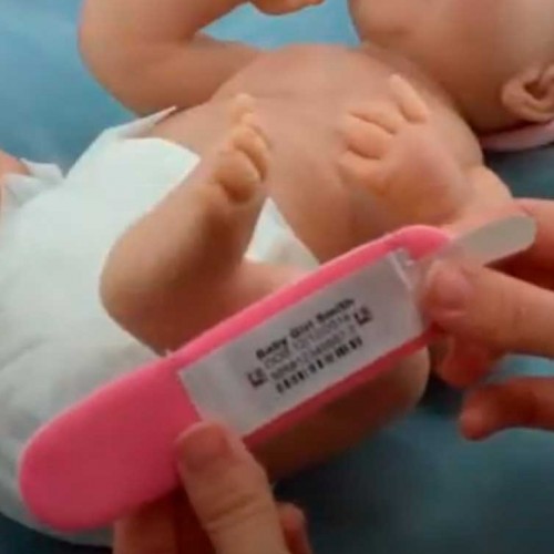 Браслет медицинский VID LabelBand Neonatal Foamband детский под этикетку