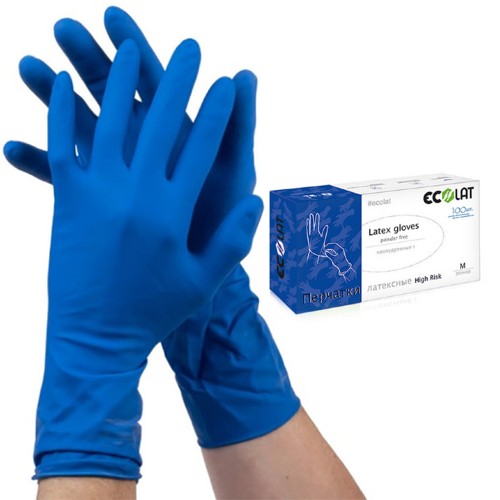 Латексные перчатки High Risk повышенной прочности