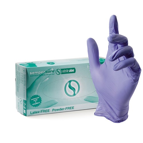 Смотровые одноразовые перчатки Sempercare 