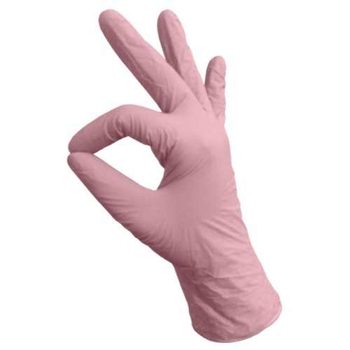 Латексные стерильные опудренные перчатки