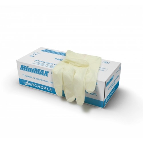 Латексные перчатки Minimax гипоаллергенные