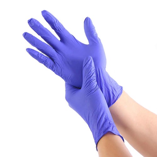 Нитриловые неопудренные перчатки с антибактериальным внутренним покрытием