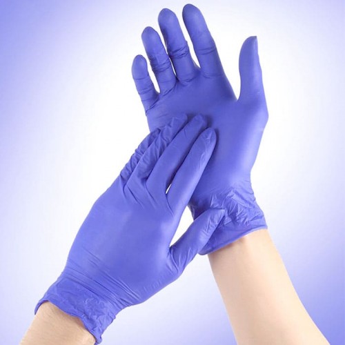 Нитриловые смотровые стерильные перчатки
