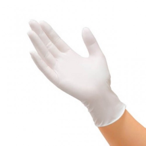 Перчатки нитриловые белые стерильные