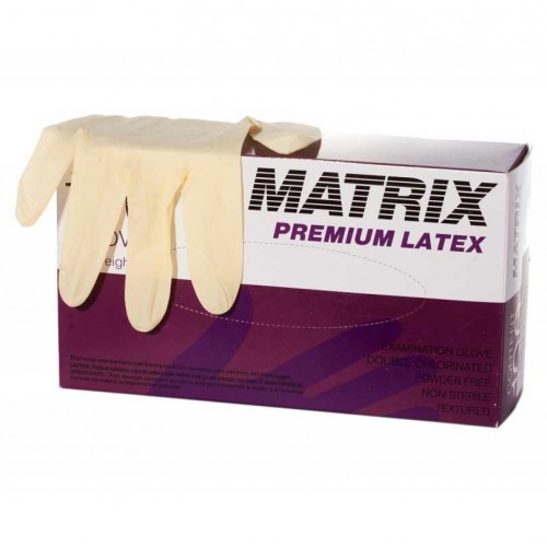Перчатки латексные 2 хлор Matrix Premium