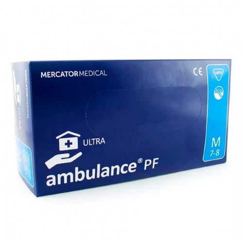 Перчатки ambulanse PF латексные