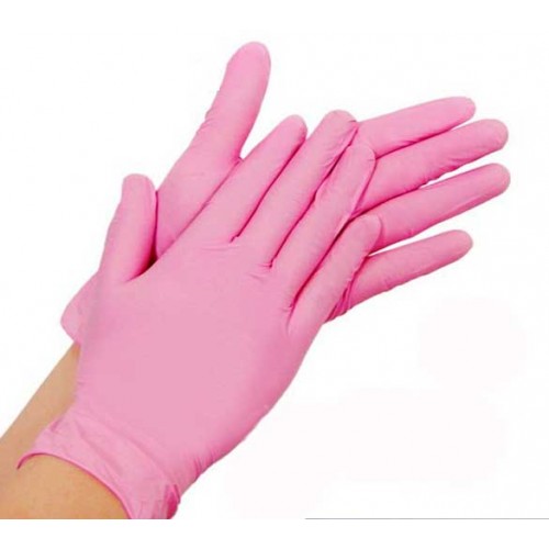 Нитриловые  перчатки цветные