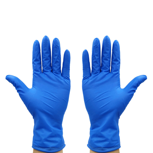 Нитриловые стерильные неопудренные смотровые перчатки 