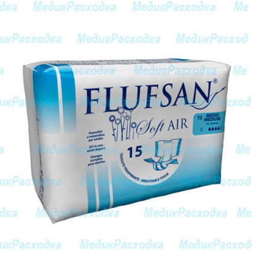 Подгузники для взрослых Flufsan Soft Air Medium Night