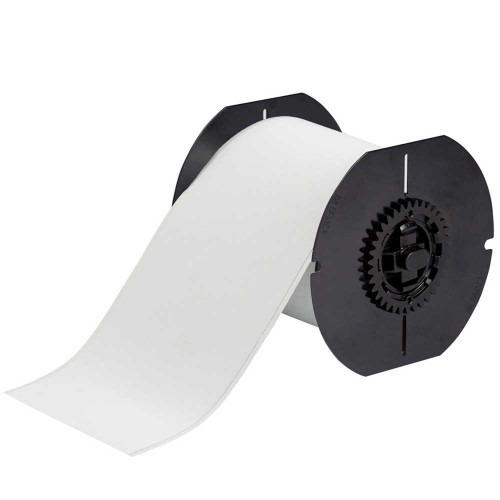 Водорастворимые бумажные этикетки на ленте белые 101,6 мм х 30,48 м