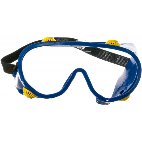 Защитные очки с непрямой вентиляцией с панорамным небьющимся стеклом. 