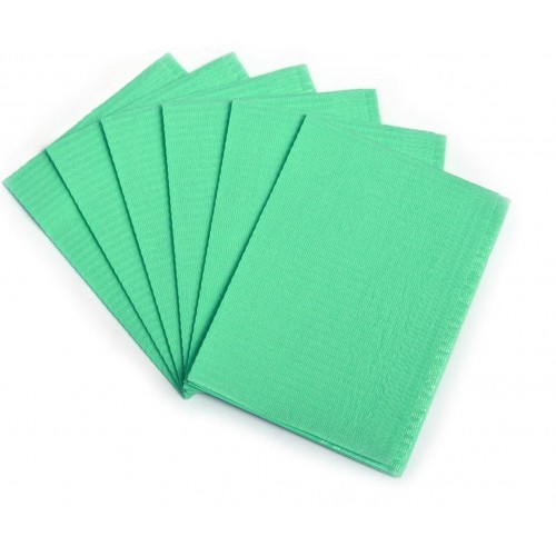 Салфетки бумажно-полиэтиленовые ламинированные, размер 33х45 см