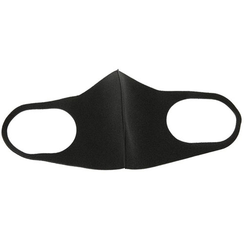 Черная многоразовая маска медицинсая для лица, без клапана выдоха