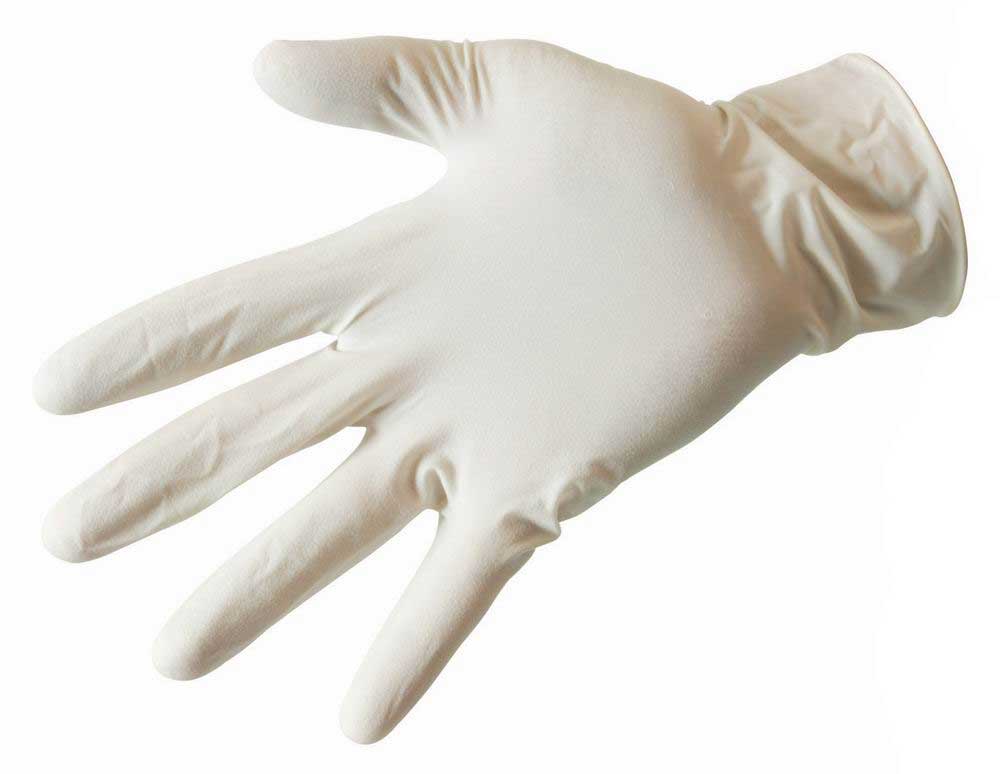 Хирургические перчатки из каучукового латекса стерильные одноразовые