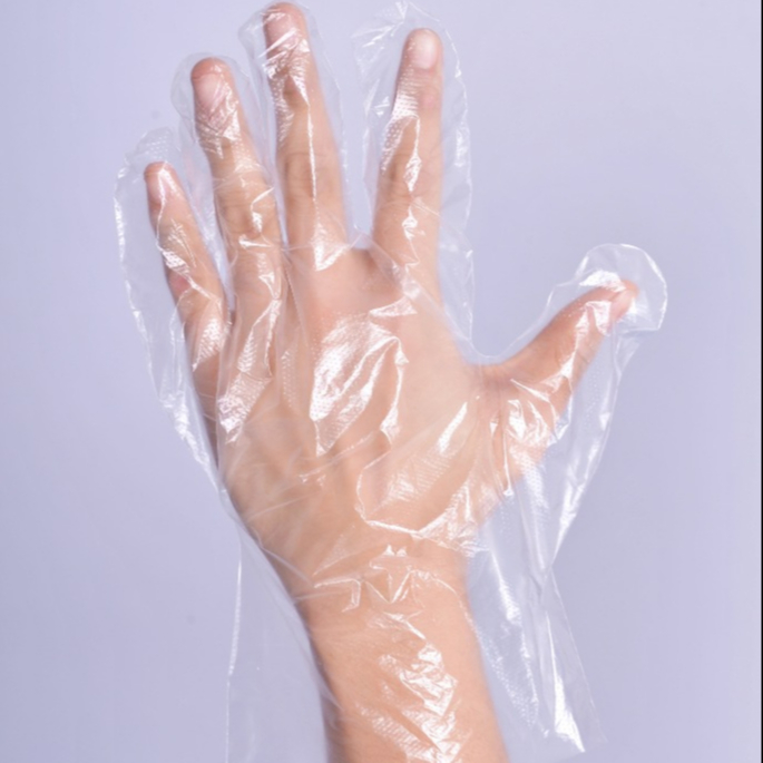 Полиэтиленовые одноразовые перчатки для упаковки