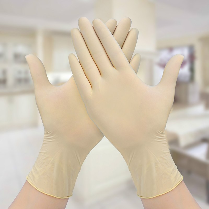 Хирургические латексные нестерильные опудренные перчатки