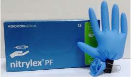 Нитриловые перчатки Nitrylex PF с упаковкой