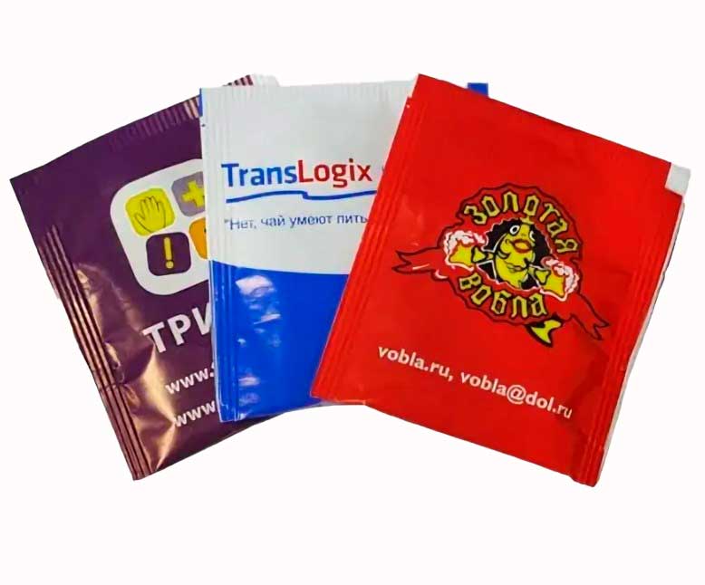 Чайные пакетики с логотипом